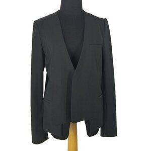 Alexander Wang Black Modern Minimalist Futuristic Blazer Jacket Tech Office Work